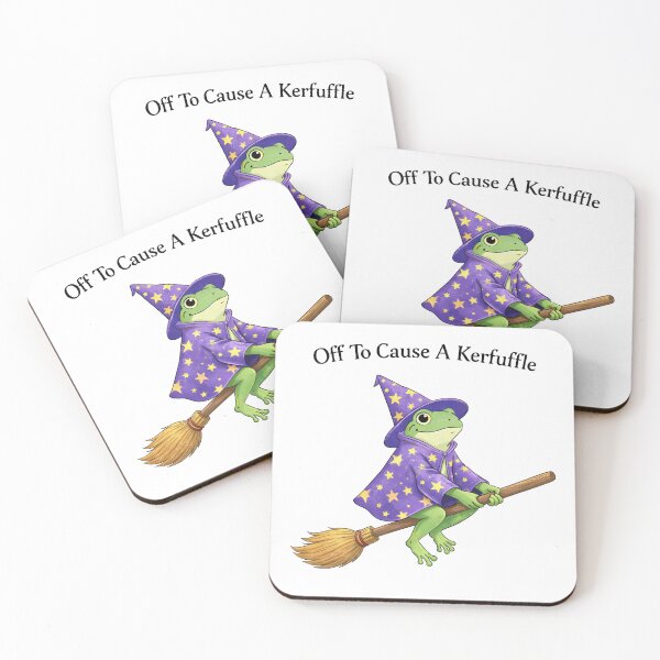 Item preview, Off To Cause A Kerfuffle Groundhog Funny Frog  designed and sold by will freed18.