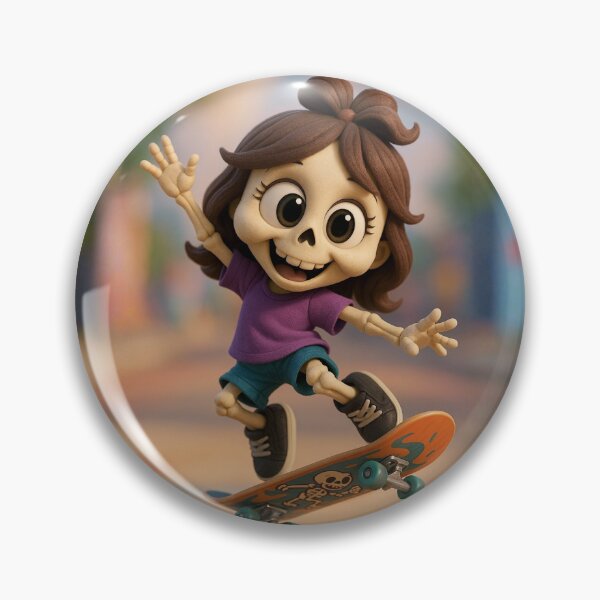 Item preview, Skater Skeleton Girl designed and sold by Sillytoe.
