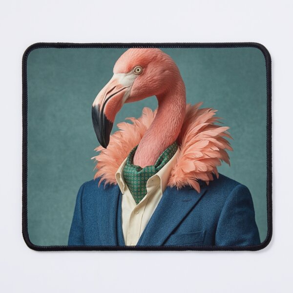 Item preview, flamingo modern art designed and sold by velvetskyco.