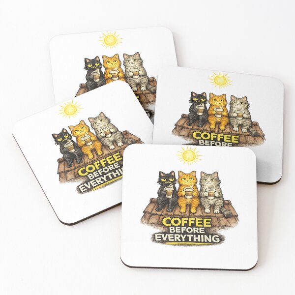 Item preview, Coffee Before Everything designed and sold by IrynaLineArt.