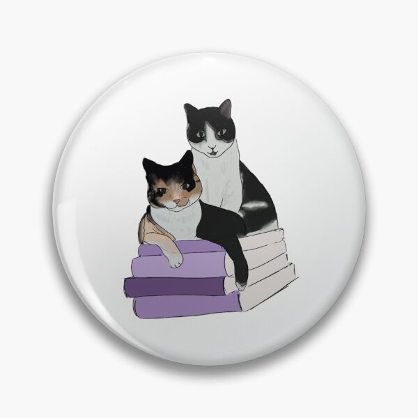 Item preview, Double cats and books designed and sold by imafycso.