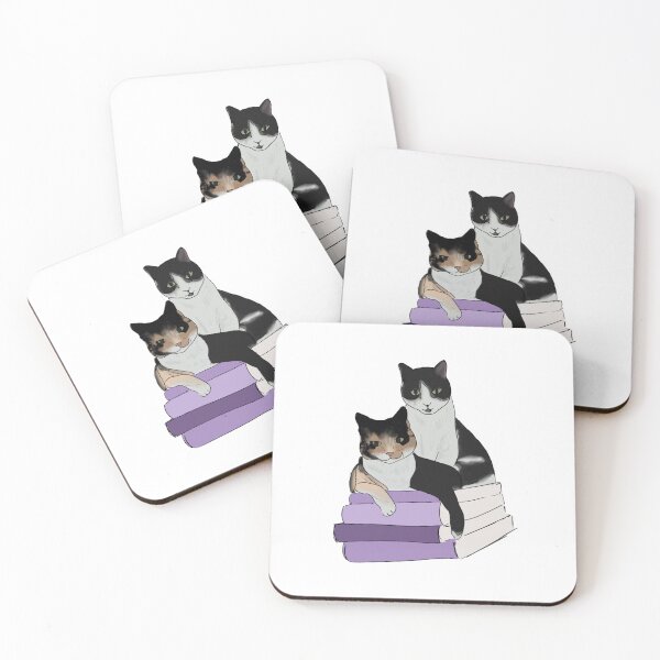 Item preview, Double cats and books designed and sold by imafycso.