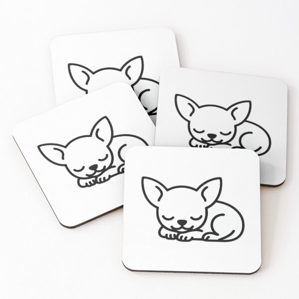 Item preview, White Chihuahua Sleeping designed and sold by NewFoundGifts.