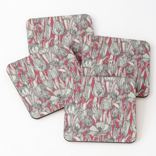 Item preview, tulip decay red designed and sold by scrummy.