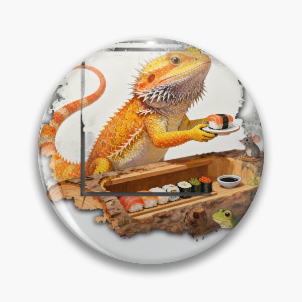 Item preview, Bearded Dragon Sushi designed and sold by KreativeCrow.