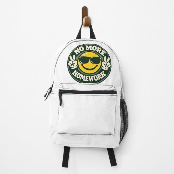 Item preview, No More Homework Smiley Face – Funny Student Graduation Gift T-Shirt designed and sold by JadmeStudio.
