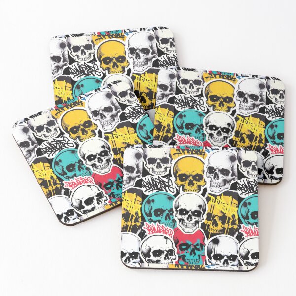 Item preview, GRAFFITI SKULLSTORM designed and sold by ShirtsOfDeath.