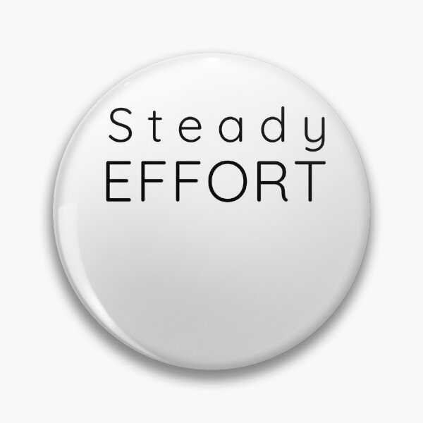 Item preview, Steady Effort – Minimal Discipline Quote Design designed and sold by Stillpath Co..