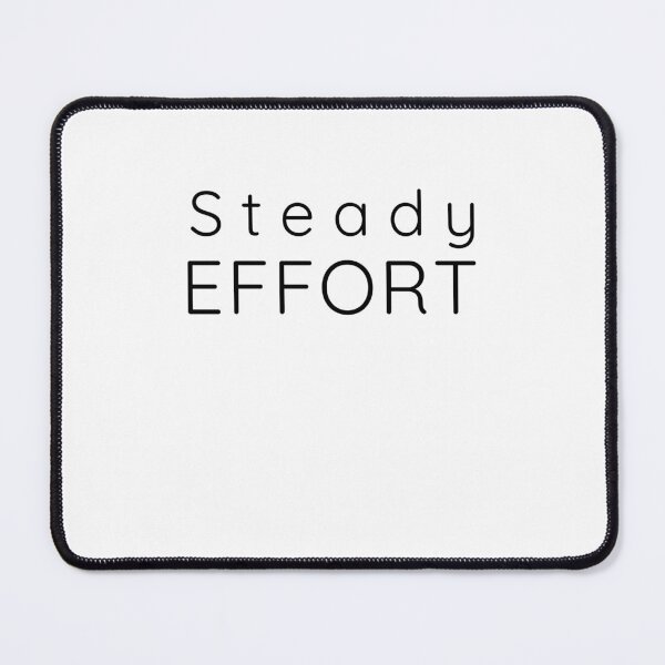 Item preview, Steady Effort – Minimal Discipline Quote Design designed and sold by Lynn Creates.