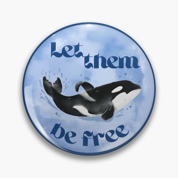 Item preview, Let Them Be Free - Orca Captivity Awareness designed and sold by sophielarratt.