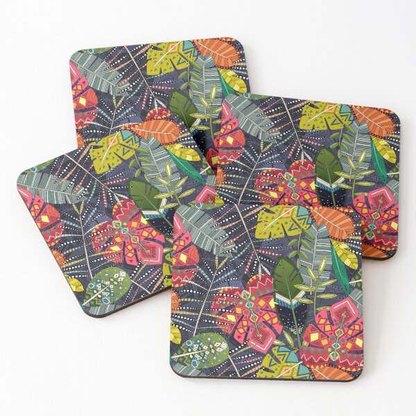 Item preview, boho hojas midnight designed and sold by scrummy.