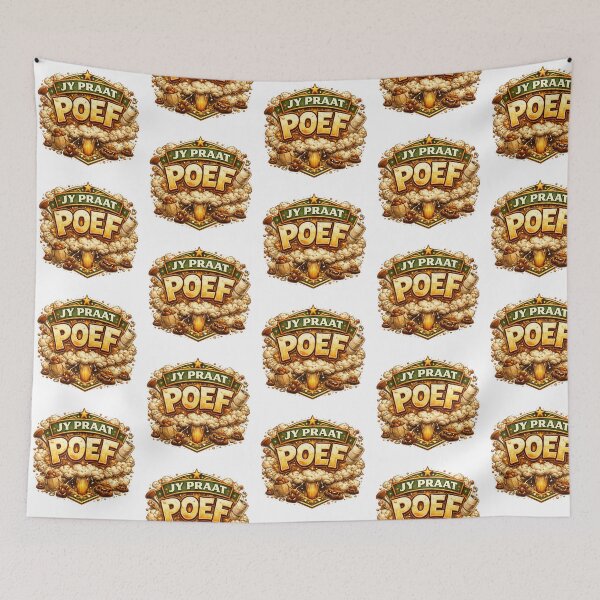 Item preview, Jy praat poef designed and sold by Throwing-Corn.