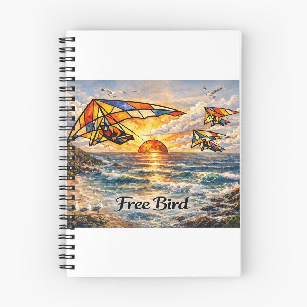 Item preview, Hang gliders over ocean with sunset designed and sold by navitaelwell.
