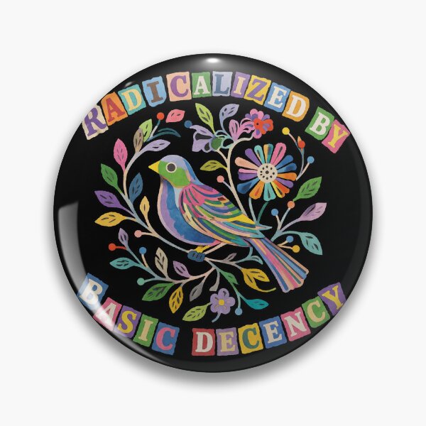Item preview,  Radicalized by Basic Decency Colorful Bird Floral designed and sold by will freed18.