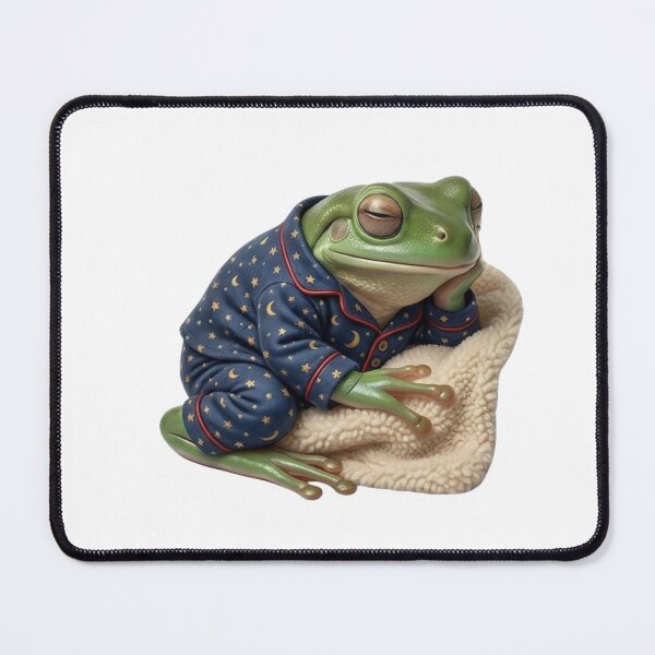 Item preview, Pajama Frog - The Art of Doing Nothing Sleepy Meme designed and sold by Arts Paradise.