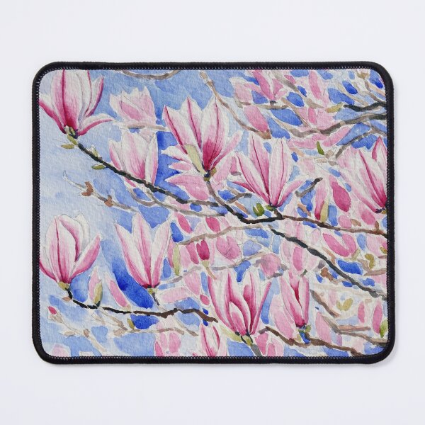 Item preview, Hand painted pink Magnolia flowers 2026 designed and sold by ColorandColor.