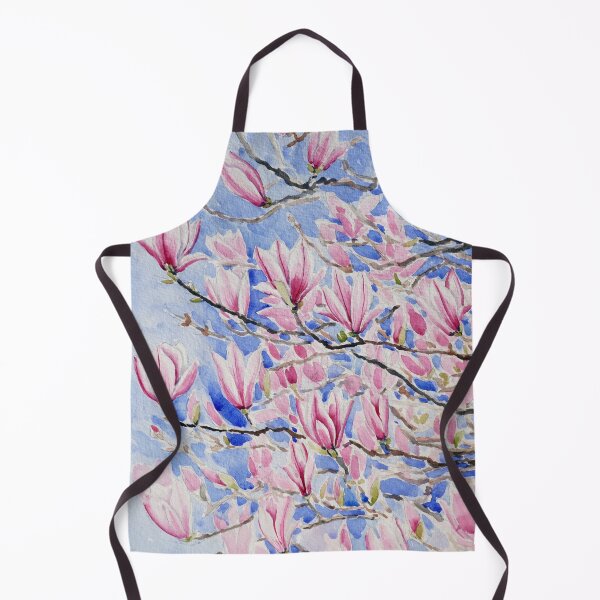Item preview, Hand painted pink Magnolia flowers 2026 designed and sold by ColorandColor.