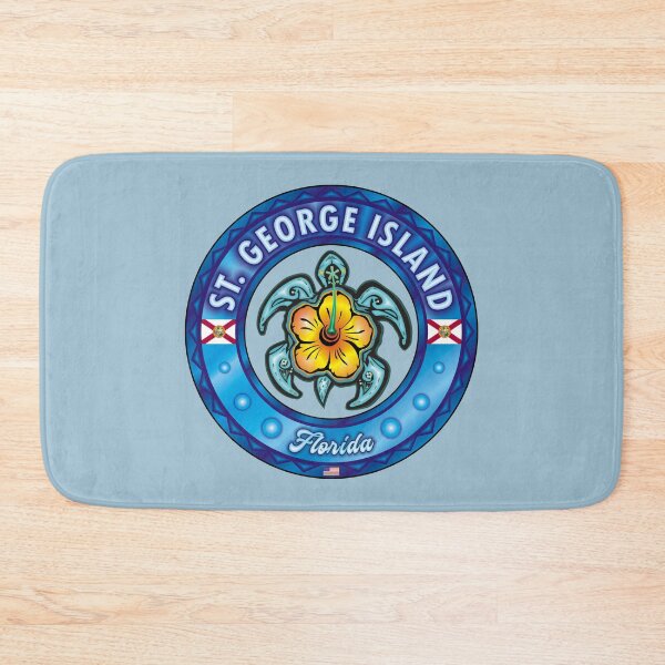 Item preview, St. George Island State Park Florida sea turtle hibiscus designed and sold by studioss76.