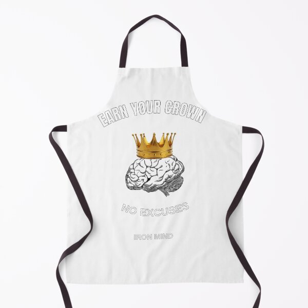 Item preview, Earn Your Crown IRON MIND King Crown Brain Design-Minimal Fitness Motivation T-Shirt, Iron Mind Gym Aesthetic designed and sold by ironstudio1.