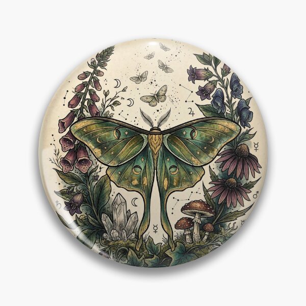 Item preview, The Luna Moth's Night Garden designed and sold by elaemor-art.