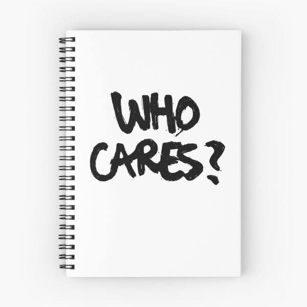 Item preview, Who Cares? - Urban Brush Lettering designed and sold by ModdiesColors.
