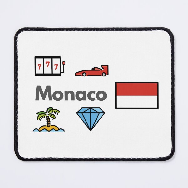 Item preview, Monaco Luxury City Icons - F1 & Casino Travel Design designed and sold by iccdesignsshop.