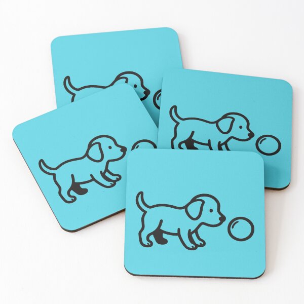 Item preview, Beautiful Puppy: Minimalist Art with Thick Lines designed and sold by NoraStudioArt.