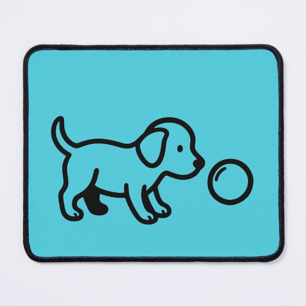 Item preview, Beautiful Puppy: Minimalist Art with Thick Lines designed and sold by NoraStudioArt.