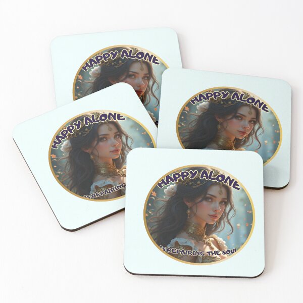 Item preview, Happy Alone - Is Repairing the Soul - Amazing Goddess Art designed and sold by PriyaMagic.