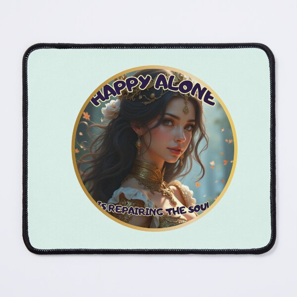 Item preview, Happy Alone - Is Repairing the Soul - Amazing Goddess Art designed and sold by PriyaMagic.