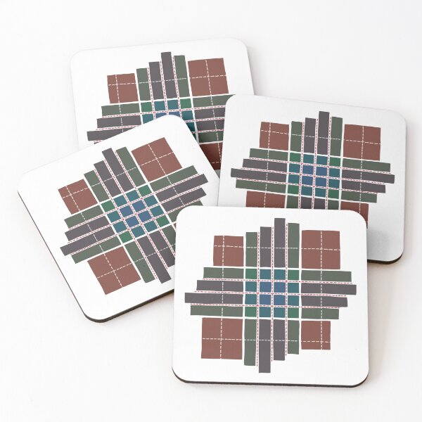 Item preview, Fraser Hunting Plaid Spot Design no background designed and sold by ATGFC.