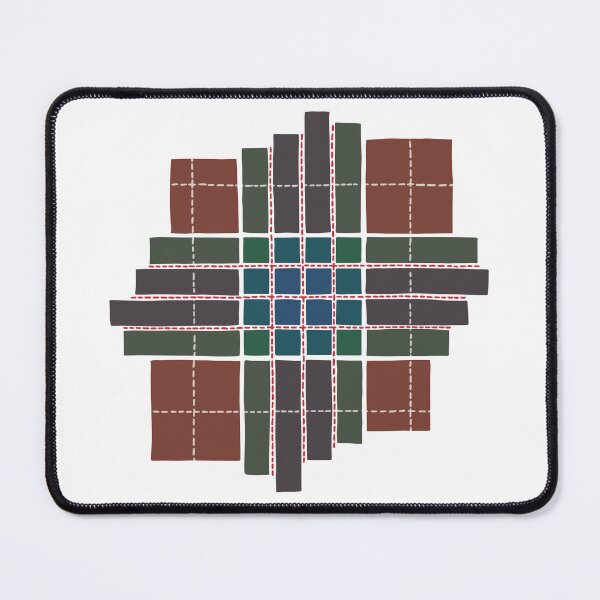 Item preview, Fraser Hunting Plaid Spot Design no background designed and sold by ATGFC.