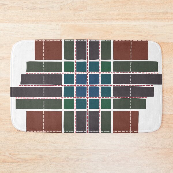 Item preview, Fraser Hunting Plaid Spot Design no background designed and sold by ATGFC.