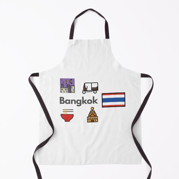 Item preview, Bangkok City Icons - Thailand Street Food & Tuk Tuk Travel Design designed and sold by iccdesignsshop.