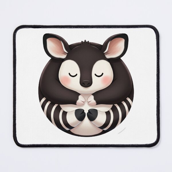 Item preview, Kawaii Round Okapi designed and sold by Teeny Quities.