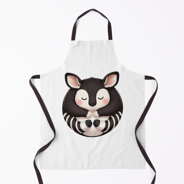 Item preview, Kawaii Round Okapi designed and sold by Teeny Quities.