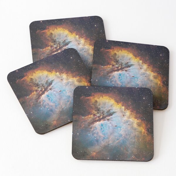 Item preview, The Pacman Nebula – A Cosmic Glow in Cassiopeia designed and sold by Toozastro.