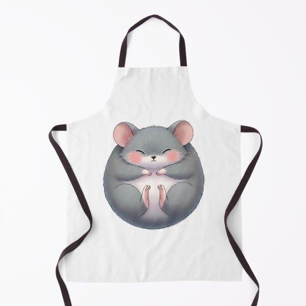 Item preview, Kawaii Round Grey Mouse designed and sold by Teeny Quities.