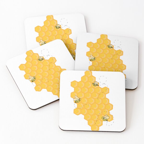 Artikelvorschau, Wabe und Bienen entworfen und verkauft von Barker-Designs.