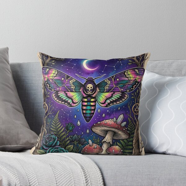 Item preview, Lunar Death Moth Botanical designed and sold by elaemor-art.