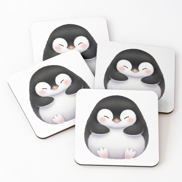 Item preview, Kawaii Round Penguin designed and sold by Teeny Quities.