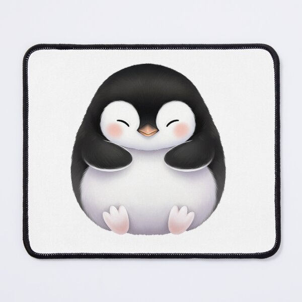 Item preview, Kawaii Round Penguin designed and sold by Teeny Quities.