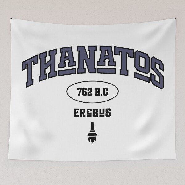 Item preview, Thanatos Vintage Collegiate Greek God Mythology Print designed and sold by ShopStellar.