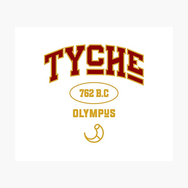Item preview, Tyche Vintage Collegiate Greek God Mythology Print designed and sold by ShopStellar.