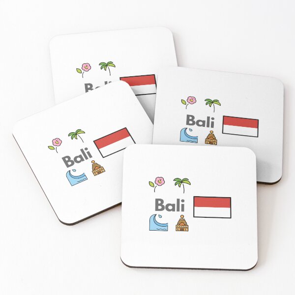 Item preview, Bali Island Icons - Indonesia Tropical Surf & Temple Travel Design designed and sold by iccdesignsshop.