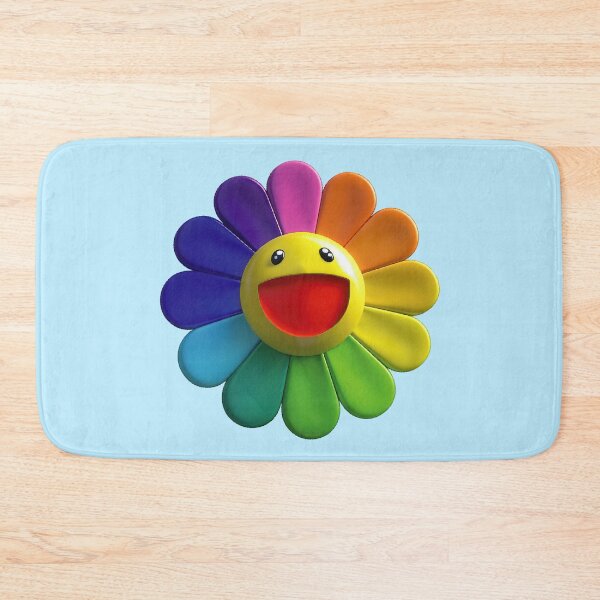 Item preview, Colorful flower with a happy smile in 3D style designed and sold by YChangShop.