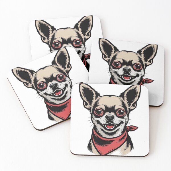Item preview, Smiling Chihuahua with Bandana designed and sold by NewFoundGifts.
