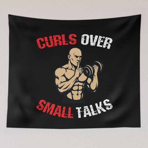 Item preview, Curls Over Small Talks designed and sold by TheFineShirt.