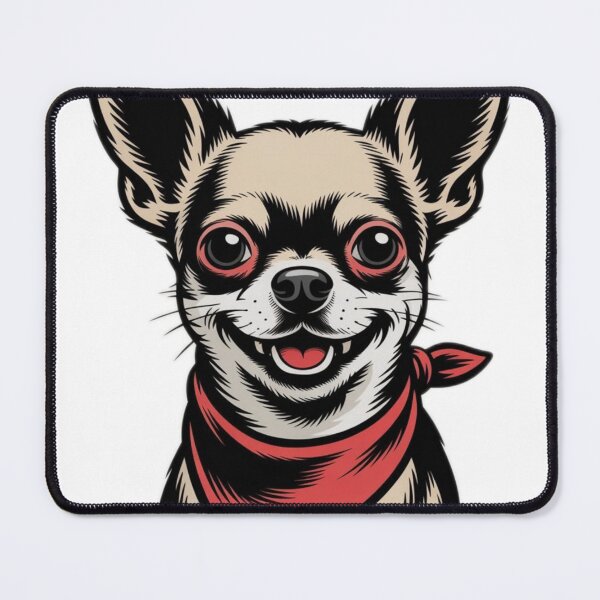 Item preview, Smiling Chihuahua with Bandana designed and sold by NewFoundGifts.