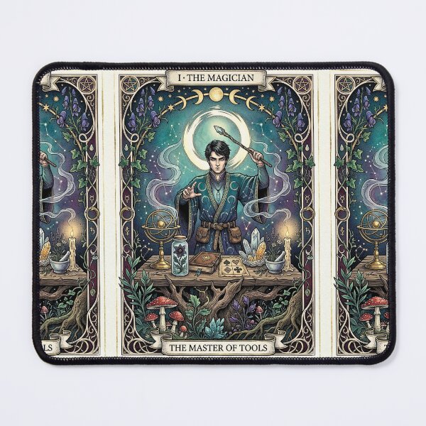 Item preview, The Magician Alchemy Tarot Art designed and sold by elaemor-art.